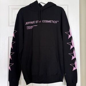 Jeffree Star Men's Sweater in Black with Pink Accents
